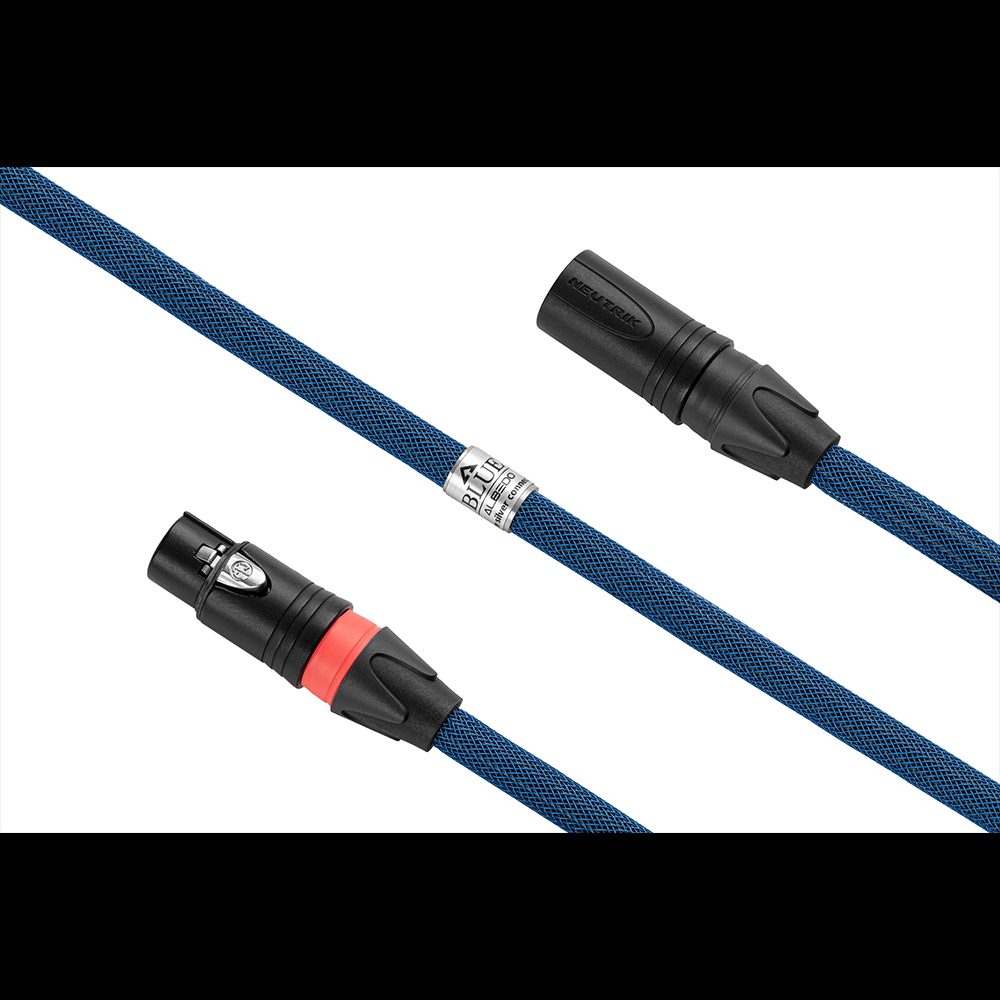 Blue Interconnect XLR 1M 訊號線  |商品介紹|ALBEDO|訊號線